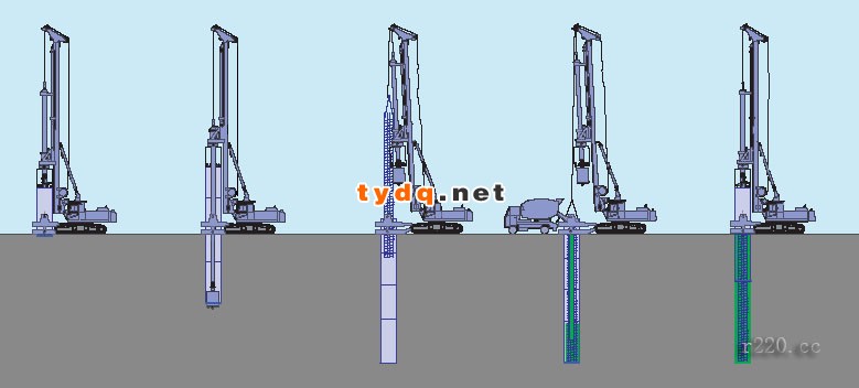 文章内容 >> 旋挖钻机成孔灌注桩施工组织设计1  旋挖钻机钻孔灌注桩