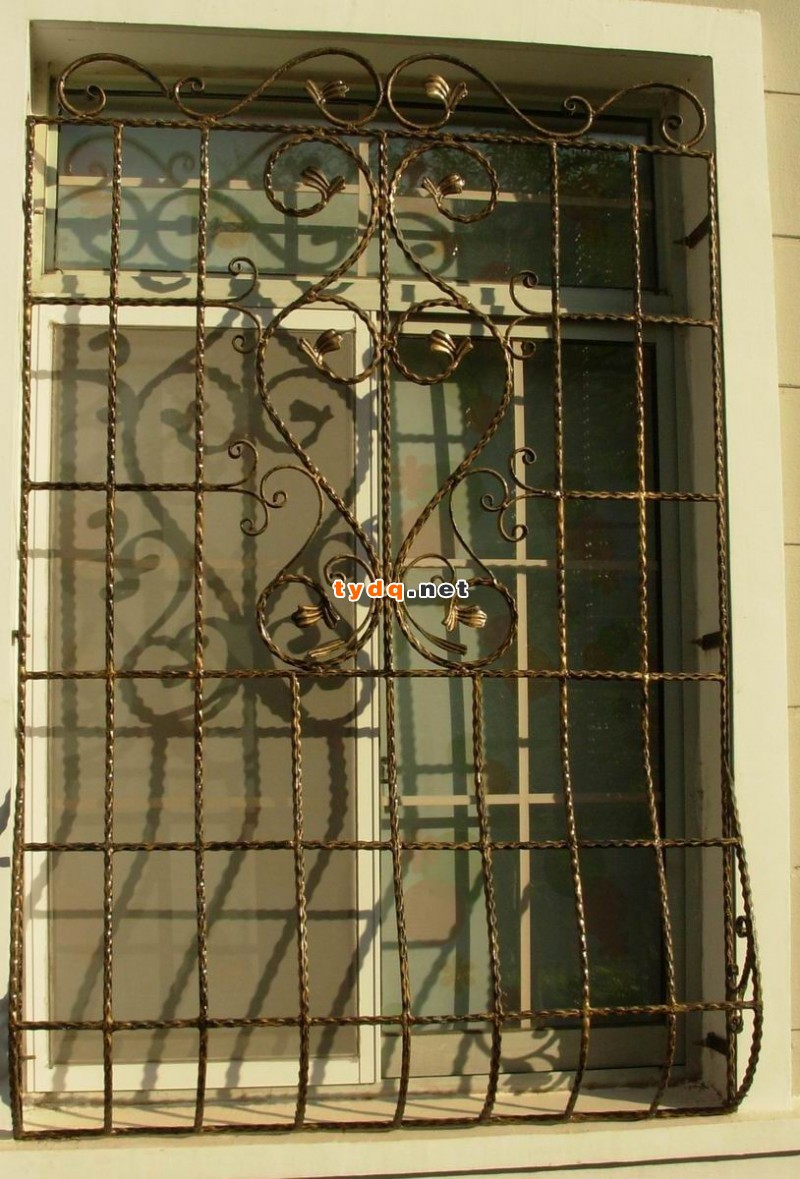 wrought iron window