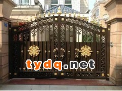 无锡铝大门，铝门，铝艺大门图2